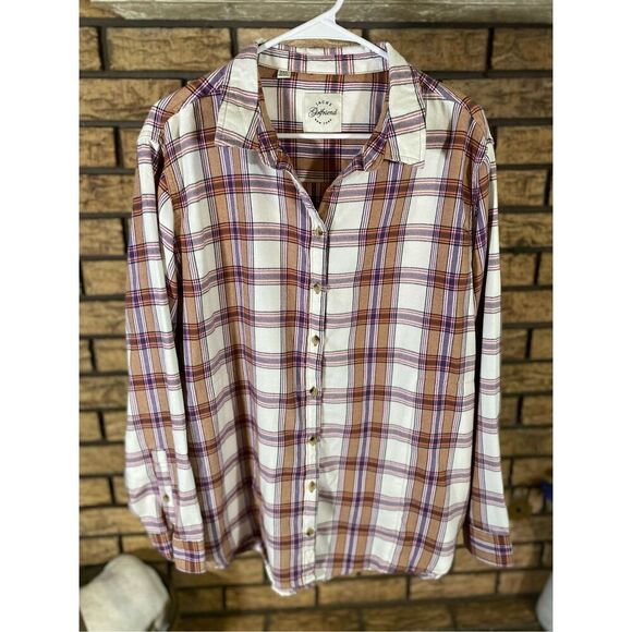 Jachs Girlfriend‎ Women’s Plaid Button Up - Picture 1 of 7